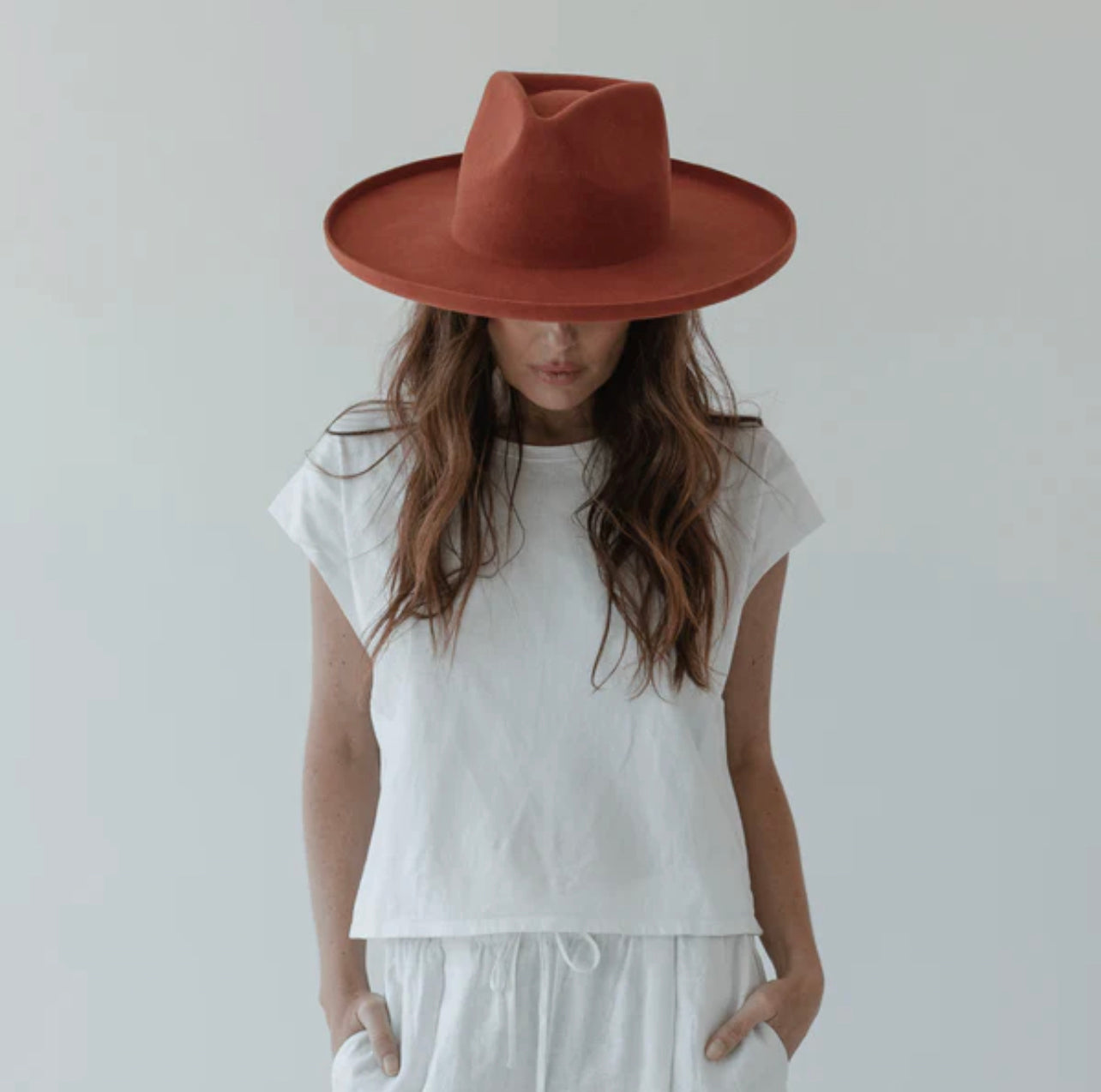 Amelia Pencil Brim by Gigi Pip - Clay