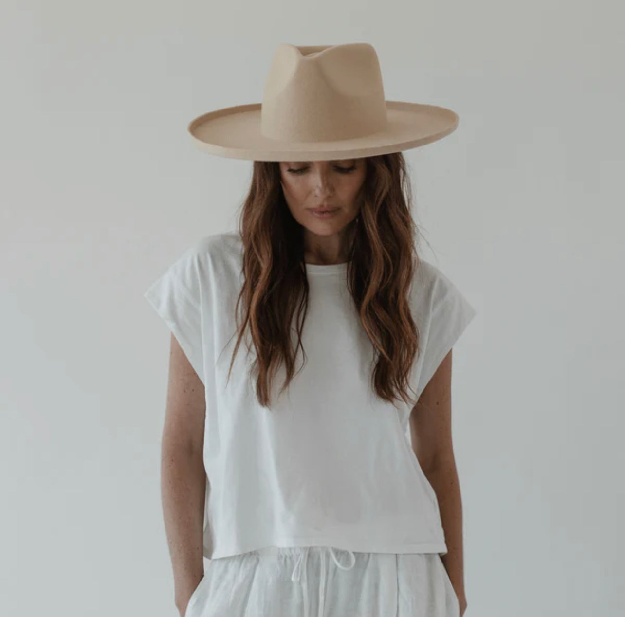 Amelia Pencil Brim by Gigi Pip - Cream