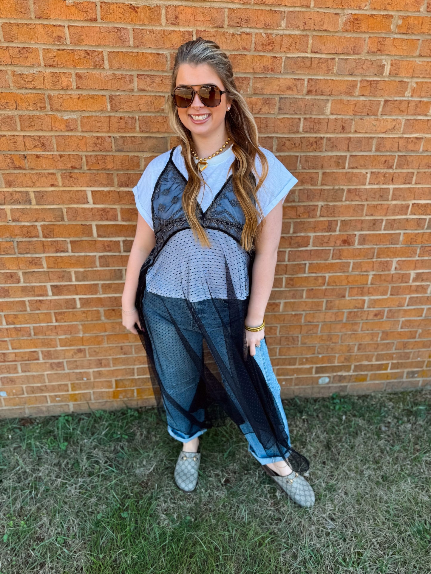 Shelby Sheer Maxi Top