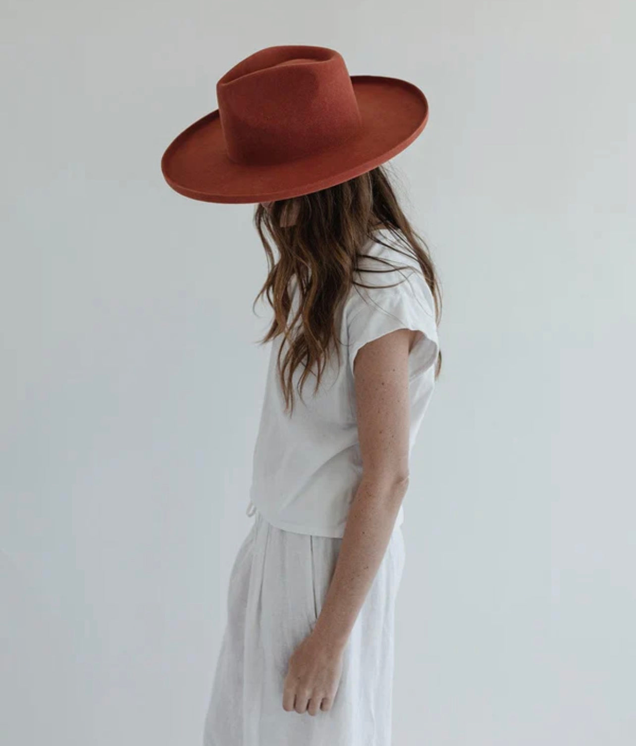 Amelia Pencil Brim by Gigi Pip - Clay