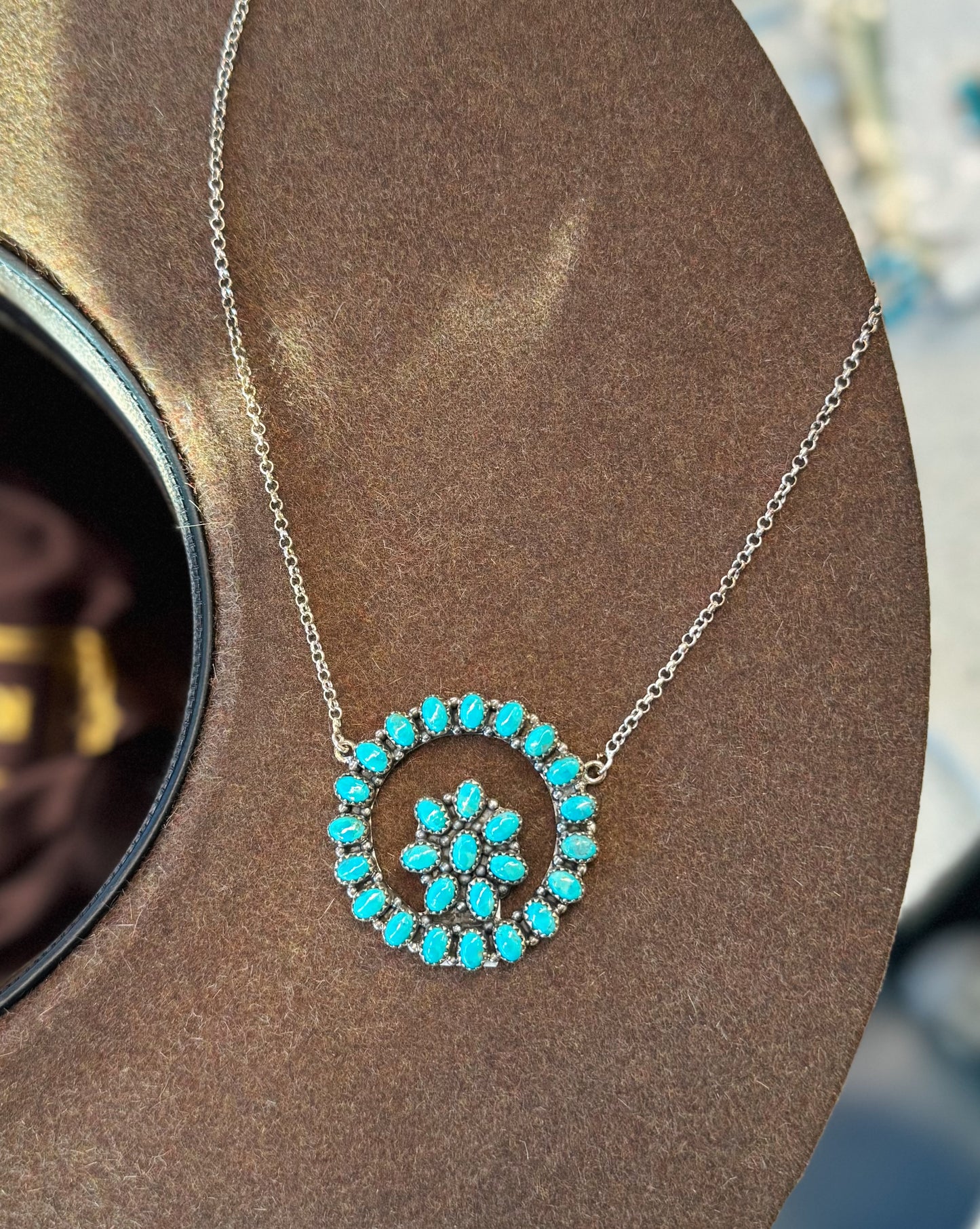 Circle of Turquoise Necklace