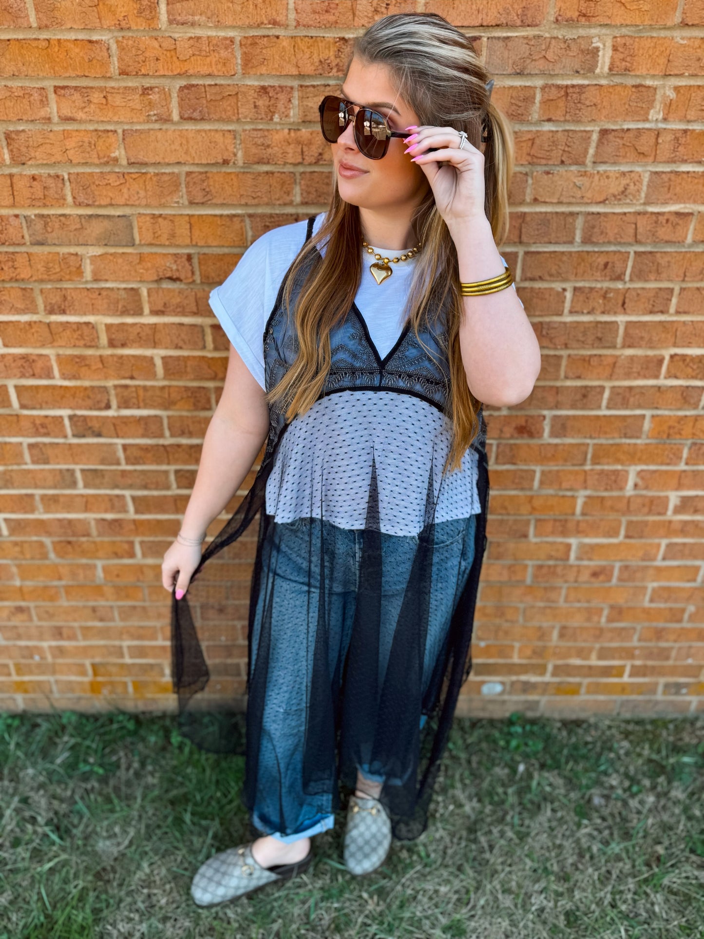 Shelby Sheer Maxi Top