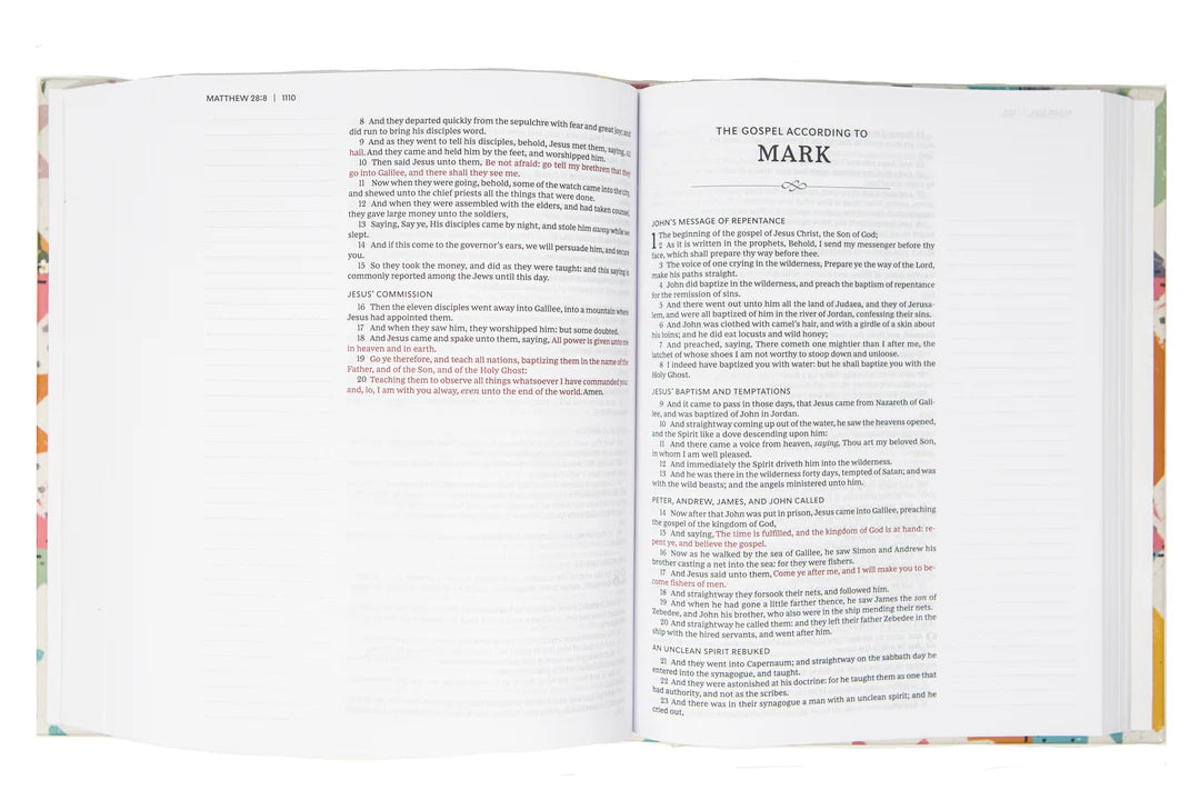 Quilted KJV Journaling Bible