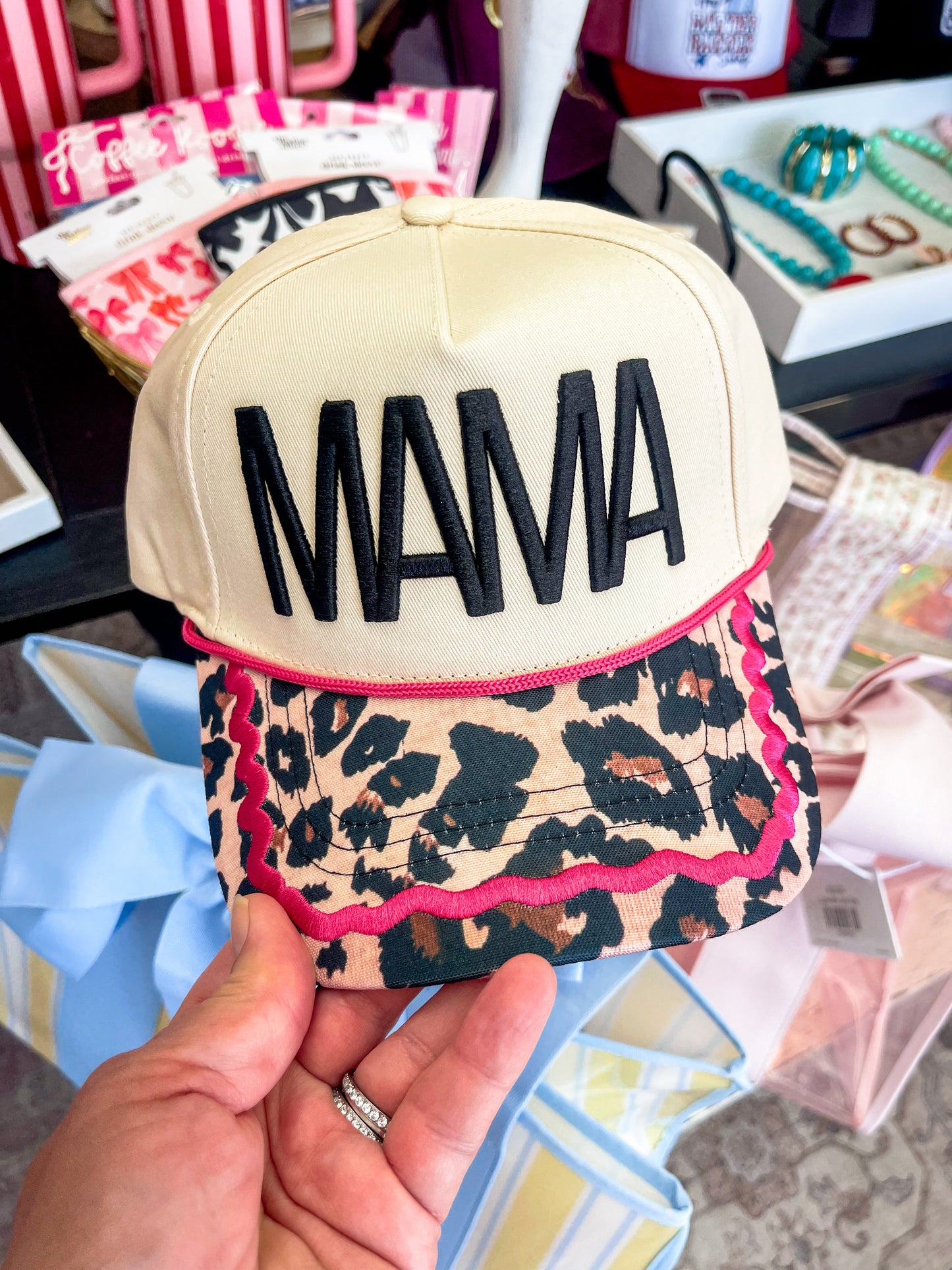 Mama Leopard Trucker Hat