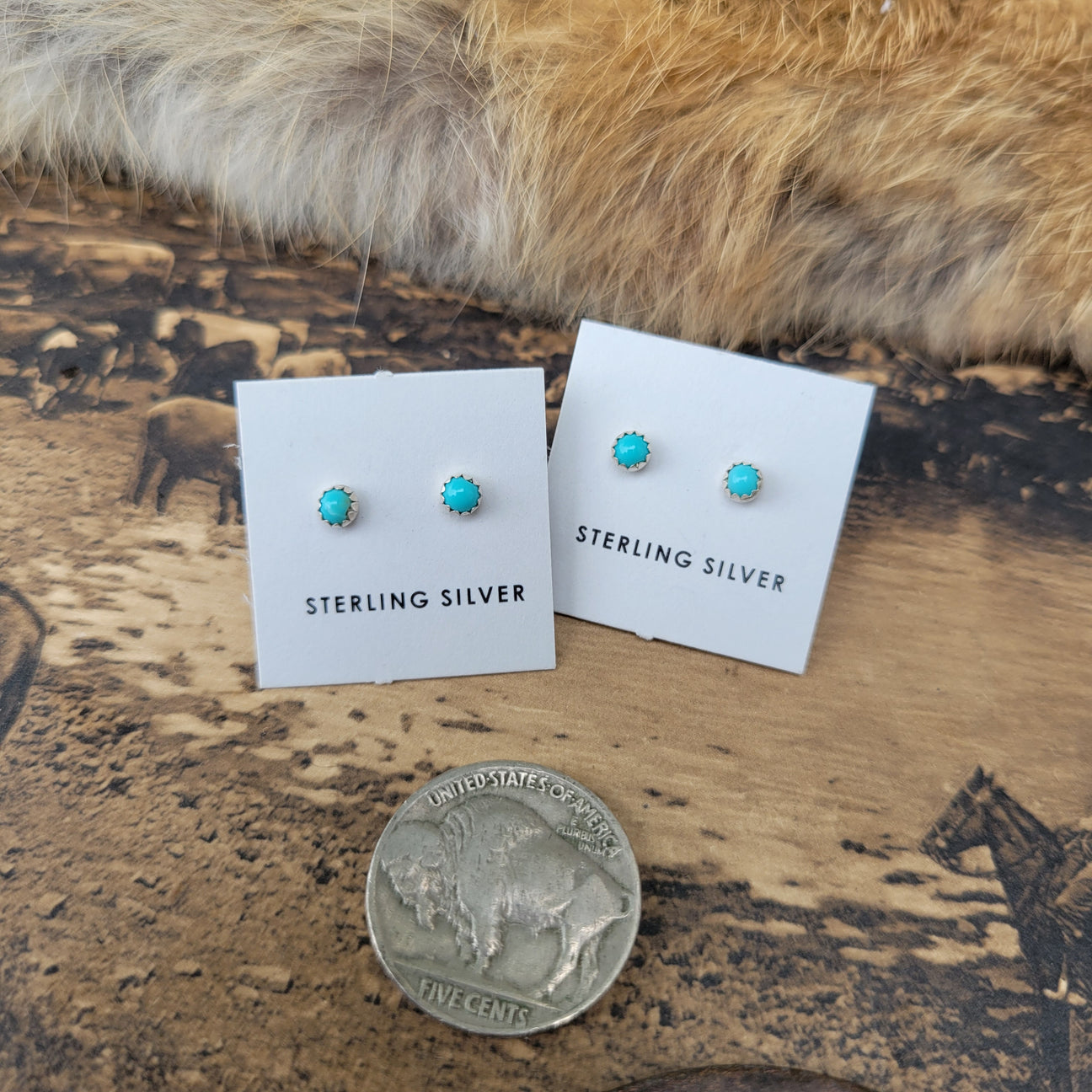 Mini Turquoise Studs