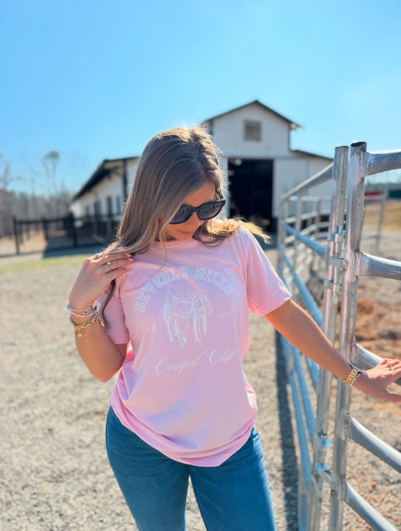 Beverly Hills Cowgirl Club Tee
