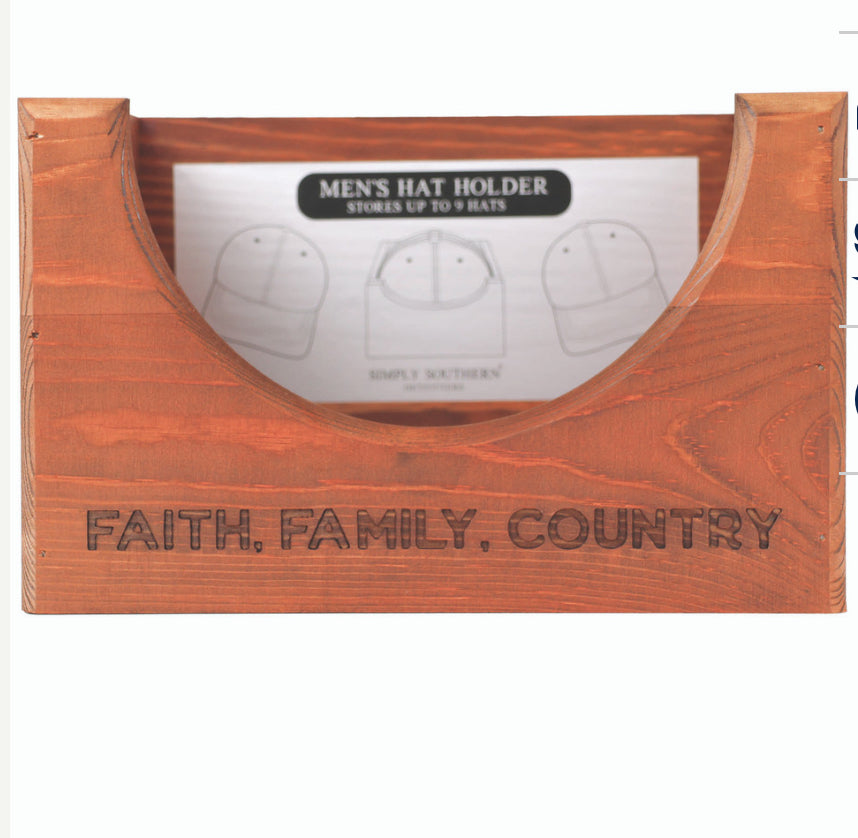 Men’s Hat Box Holders