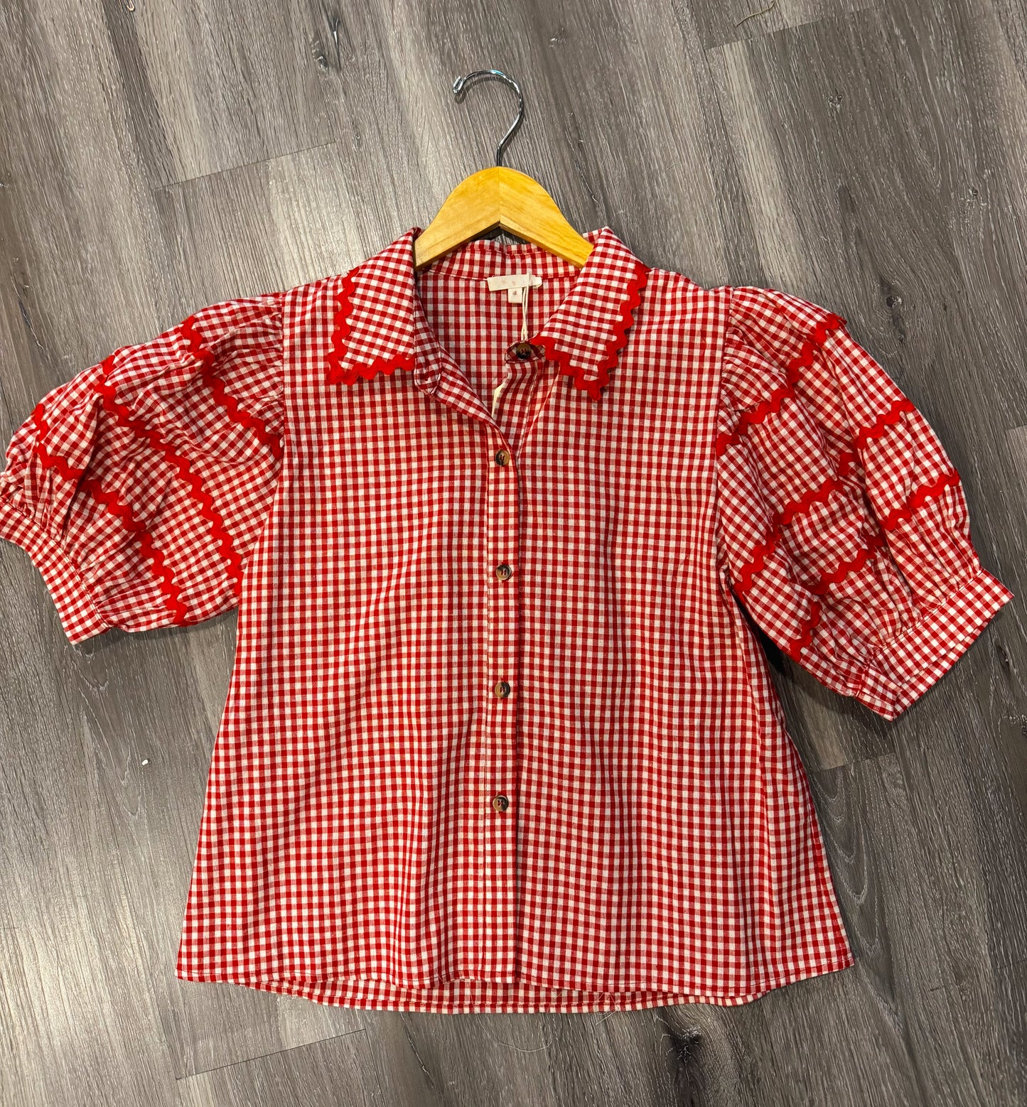 Gingham Dolly Top