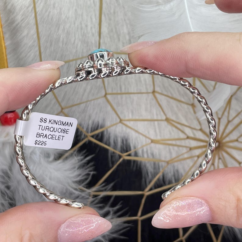 Rope Braided Turquoise Bracelet