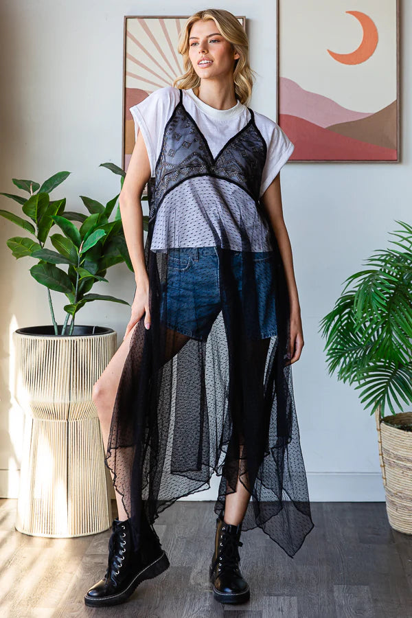 Shelby Sheer Maxi Top