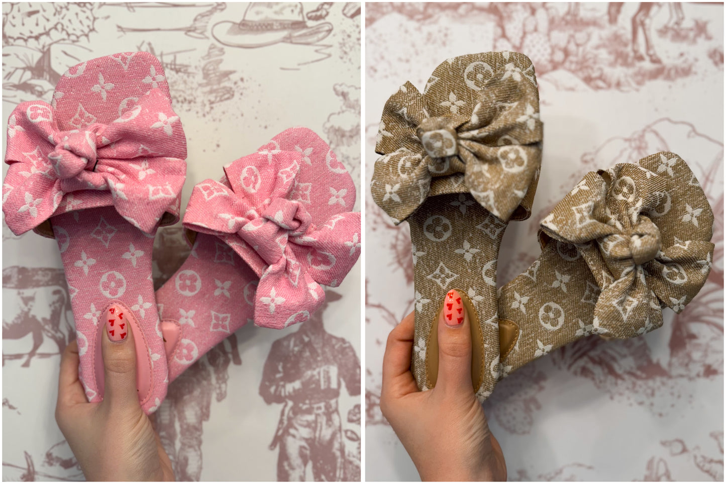 Boujee Bow Sandals