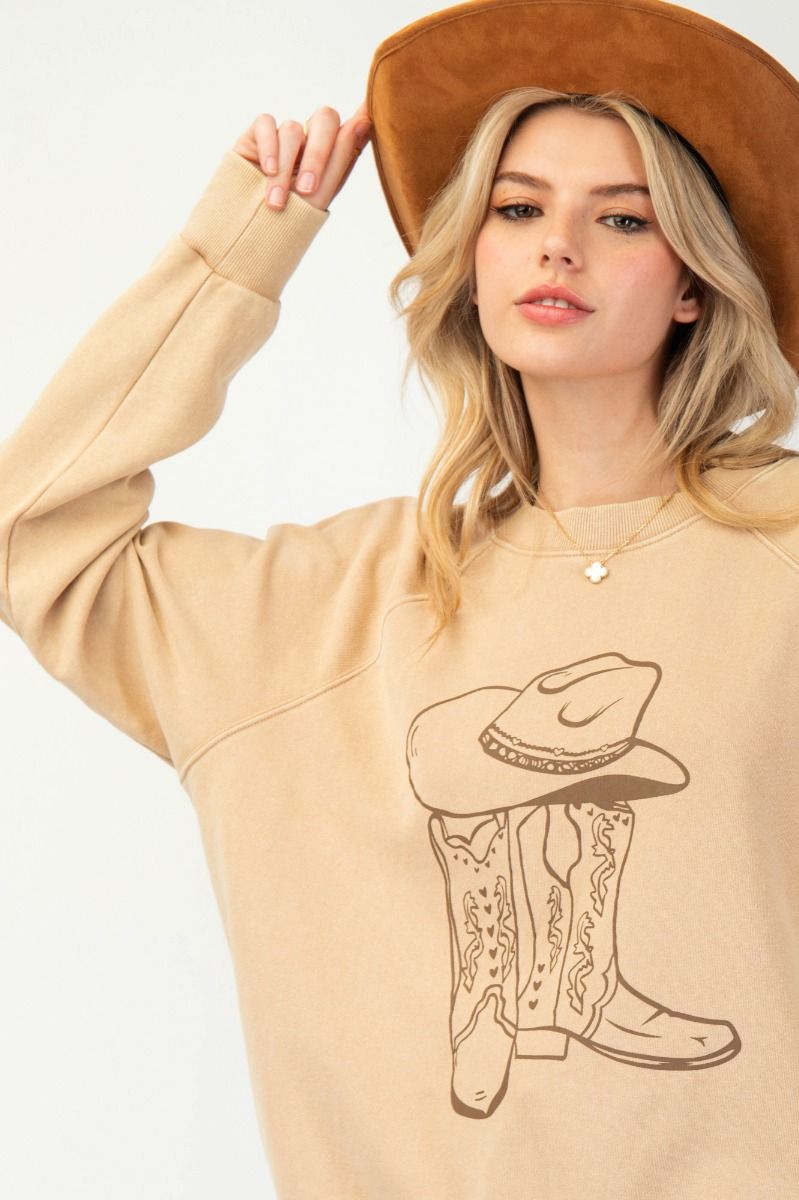 Boots Sweatshirt