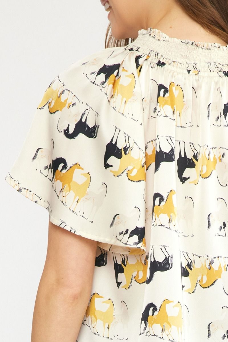 Wild Horses Top
