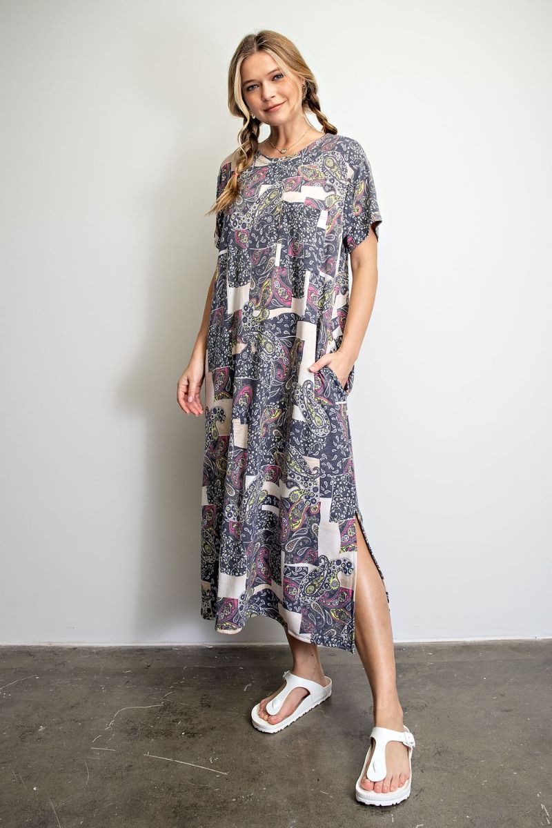 Paisley Maxi Dress