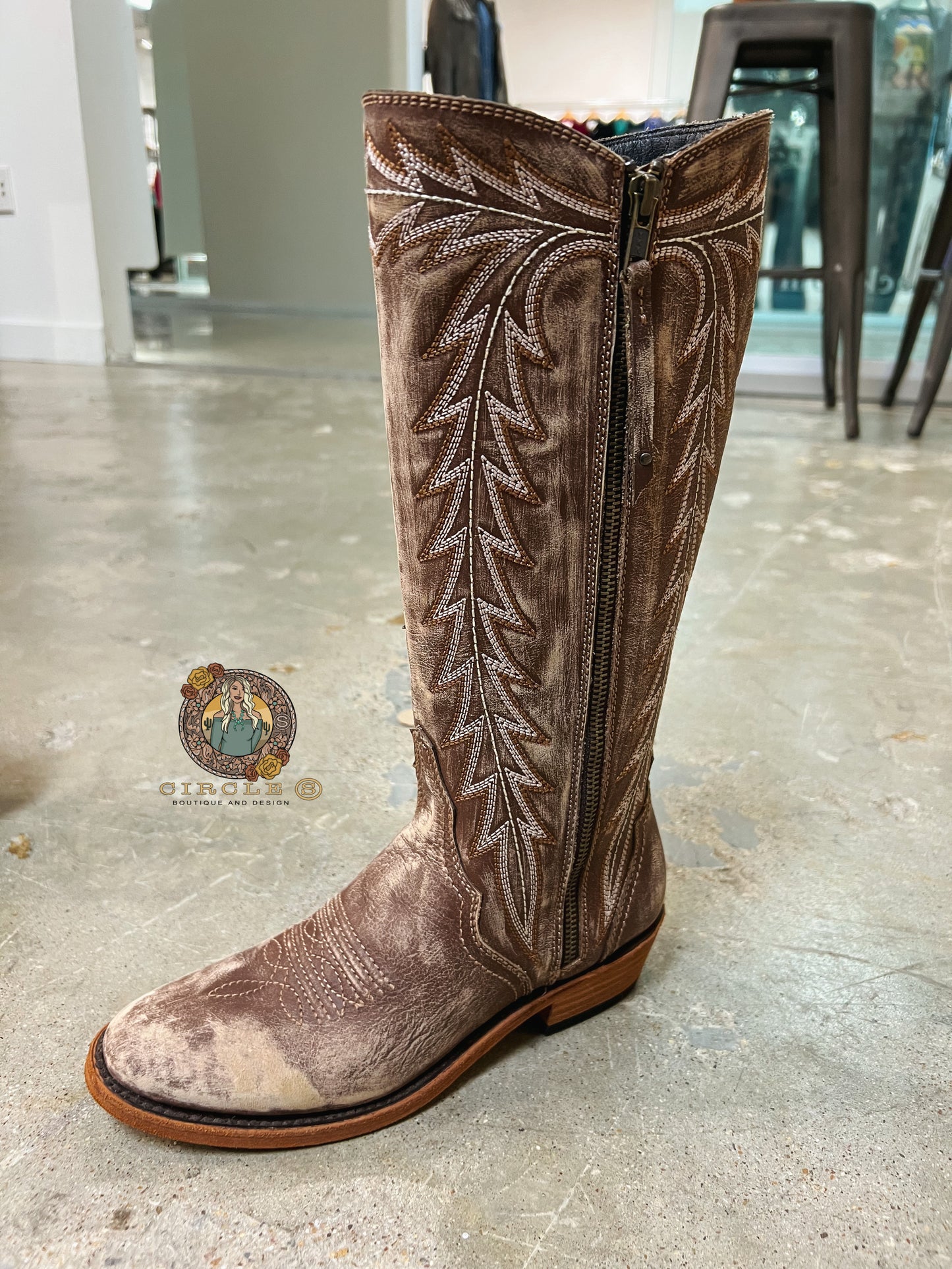 Liberty Black Vintage Wedding Boot