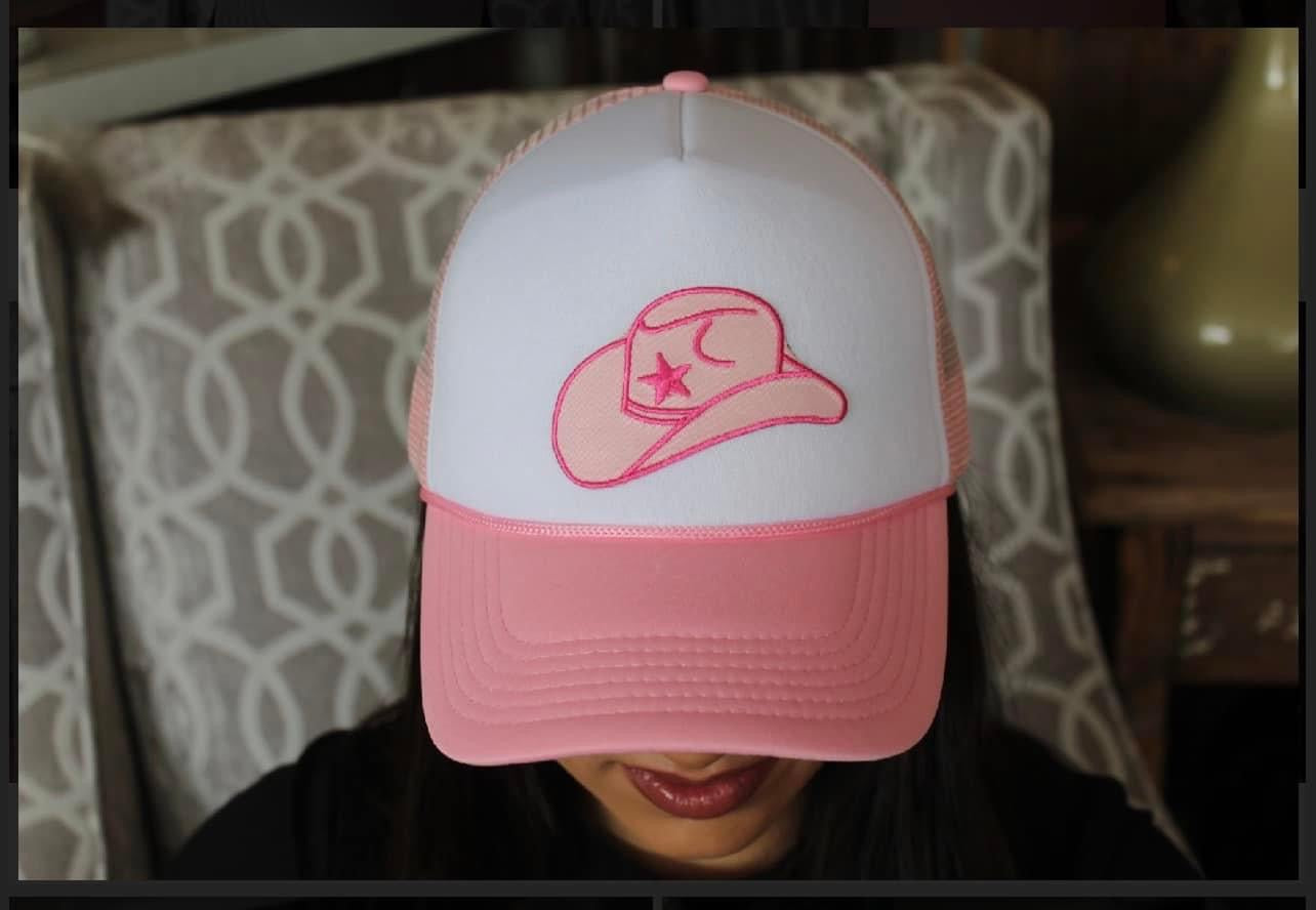 Pink Cowgirl Trucker Hat