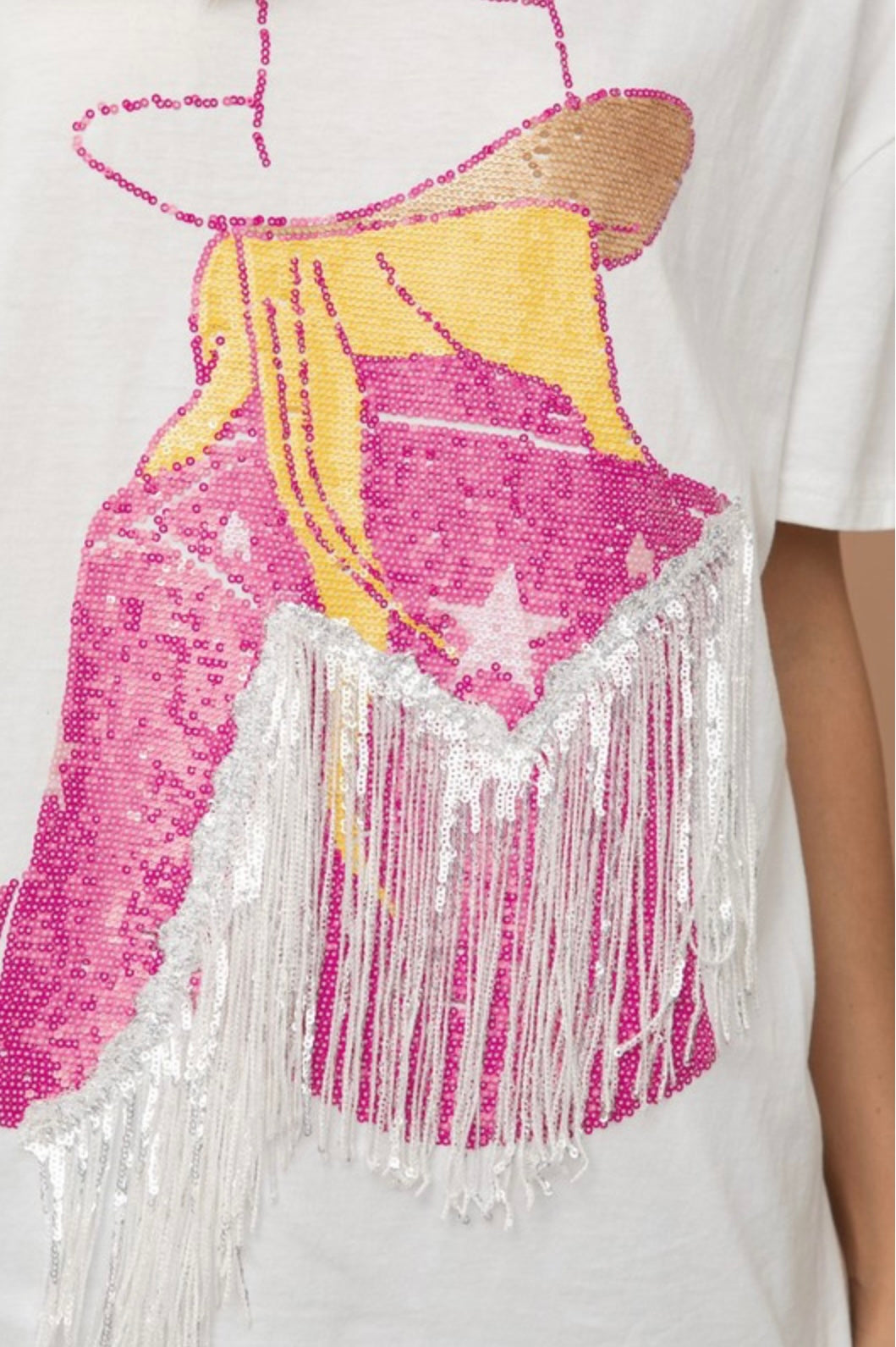 Cowgirl Queen Sequin Tee