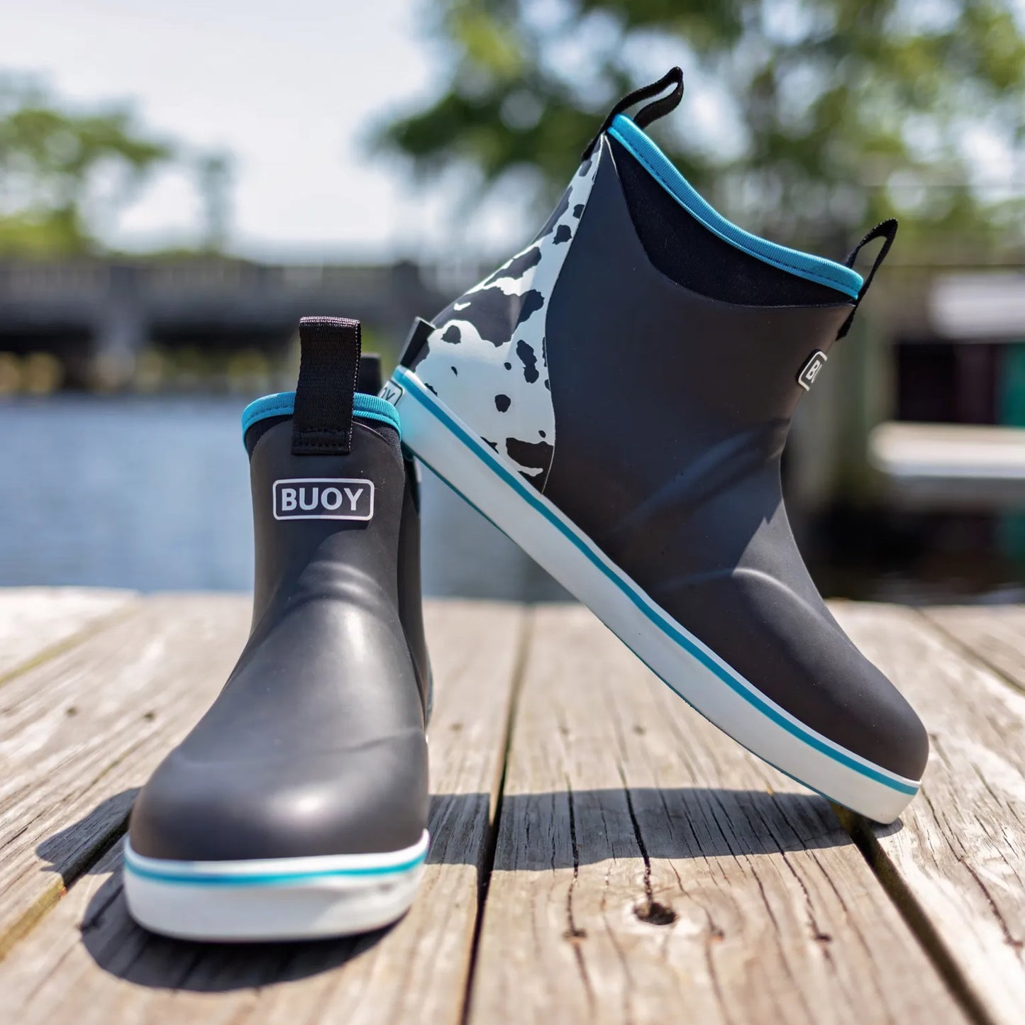 Black Cow Buoy Boots