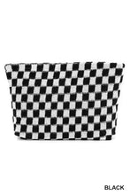 Load image into Gallery viewer, Checkered Cosmetic Bag
