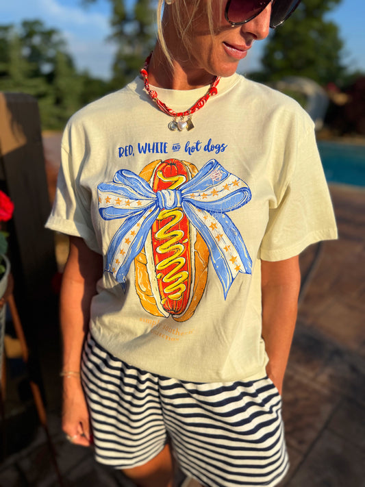 Red, White & Hot Dogs Tee