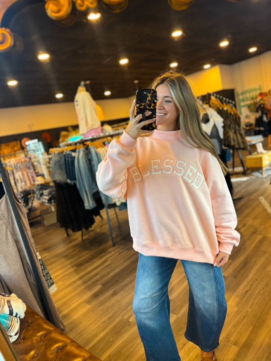 Blessed Mockneck Sweatshirt