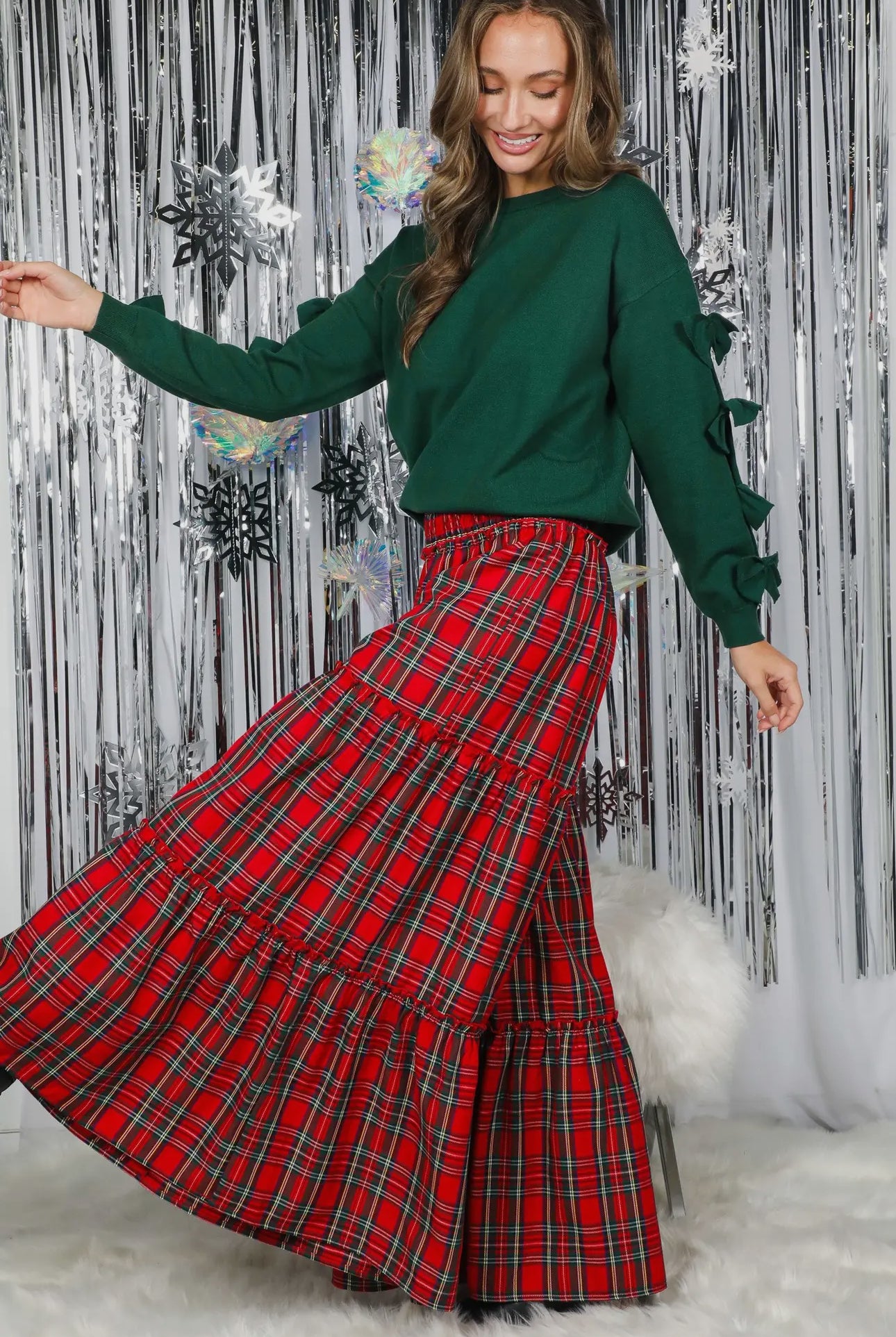 Tartan Plaid Palazzo Pants