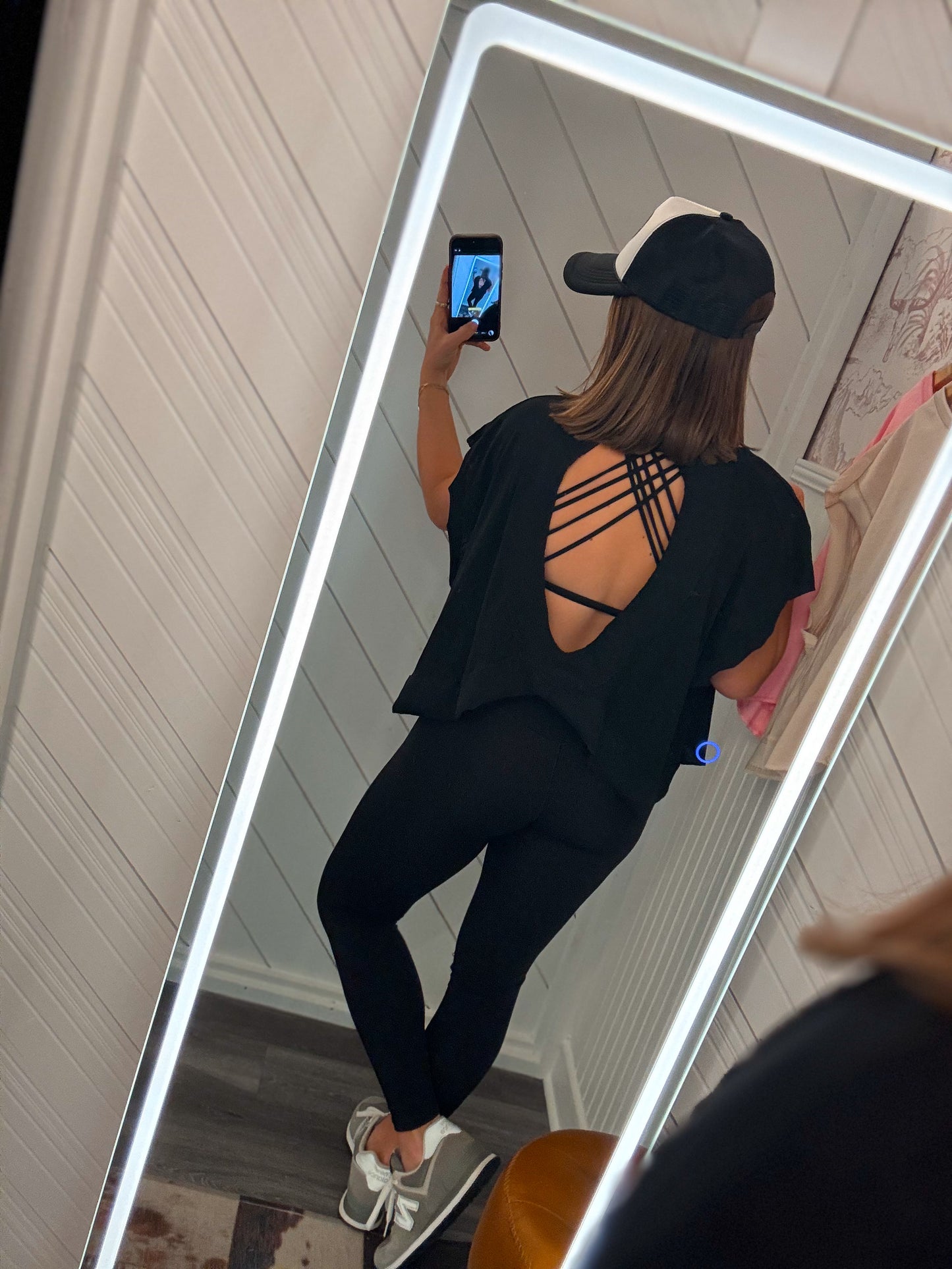 Active Open Back Tops