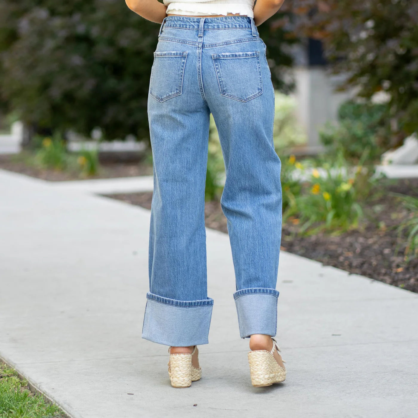 Kris Baggy Wide Leg Jeans by Vervet