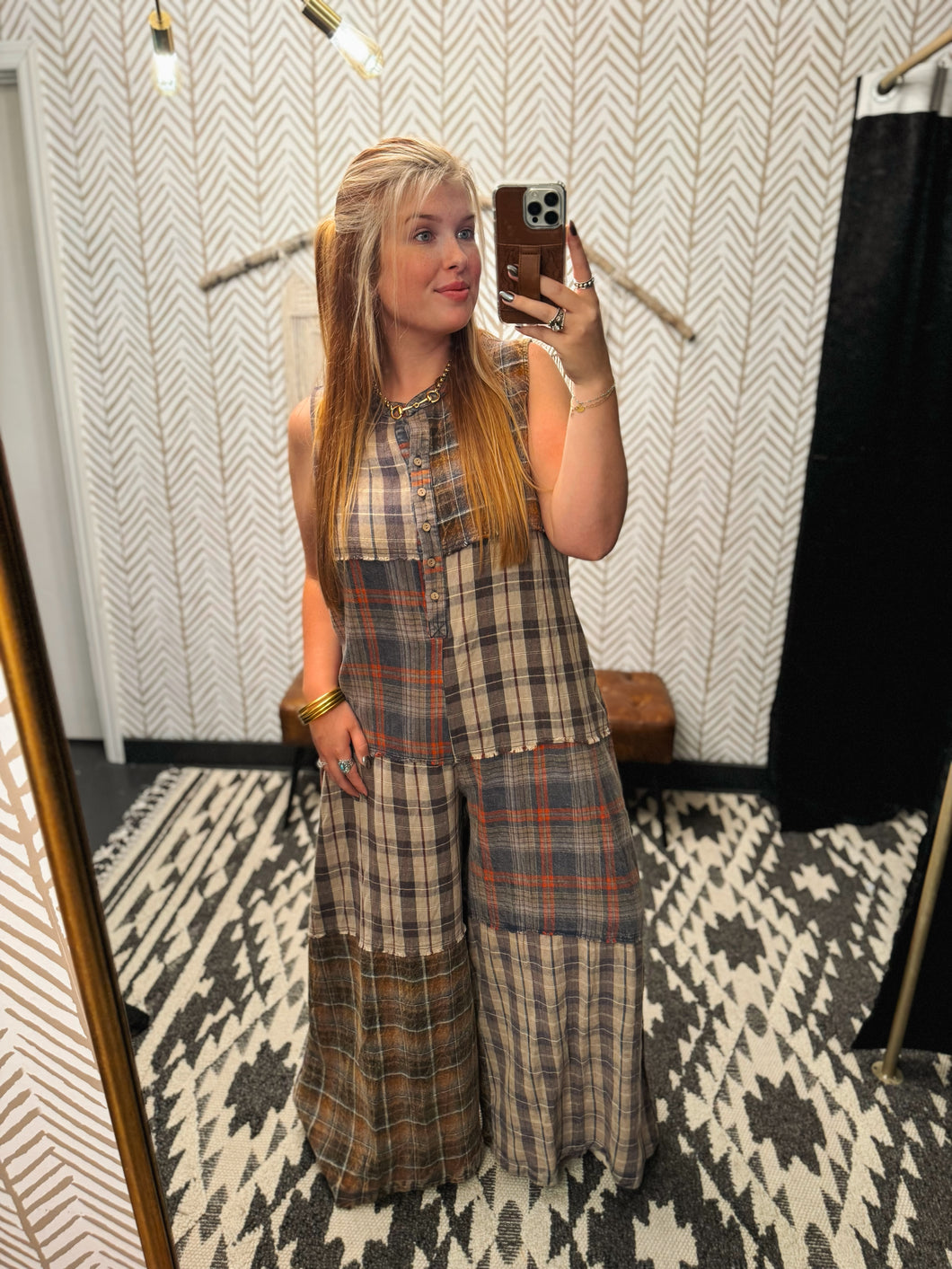 Favorite Flannel Jumpsuit