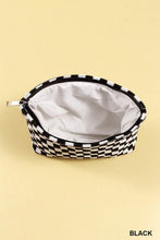 Load image into Gallery viewer, Checkered Cosmetic Bag
