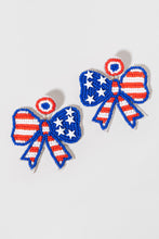 Load image into Gallery viewer, American Bow Earrings
