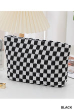 Load image into Gallery viewer, Checkered Cosmetic Bag
