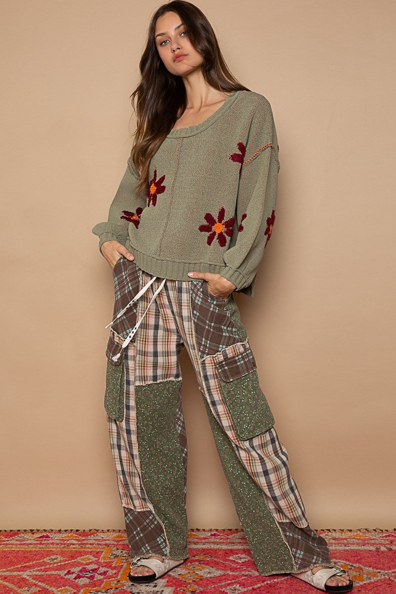 Fall Flower Sweater