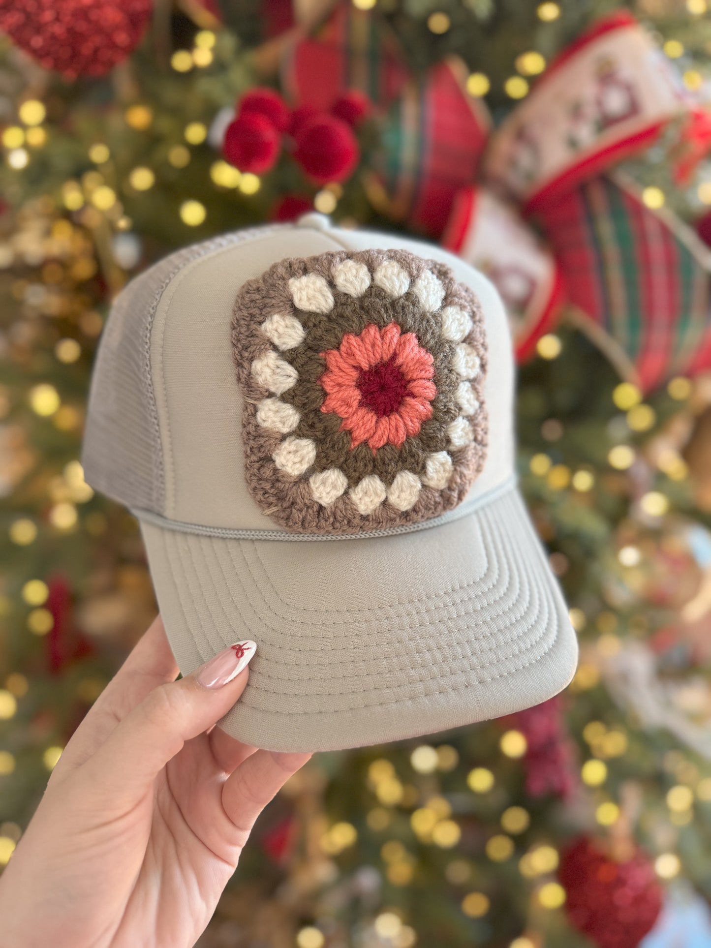 Granny Square Trucker Hats by Circle S