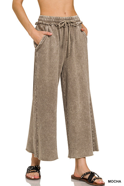 Mocha French Terry Pants