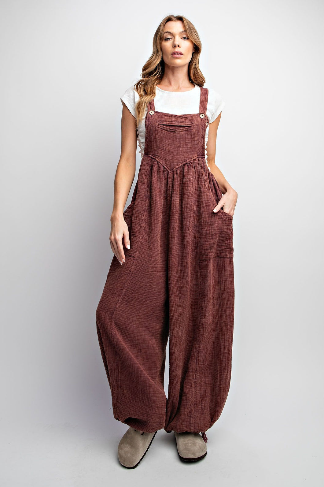 Wear Em’ Everyday Jumpsuit - Plum