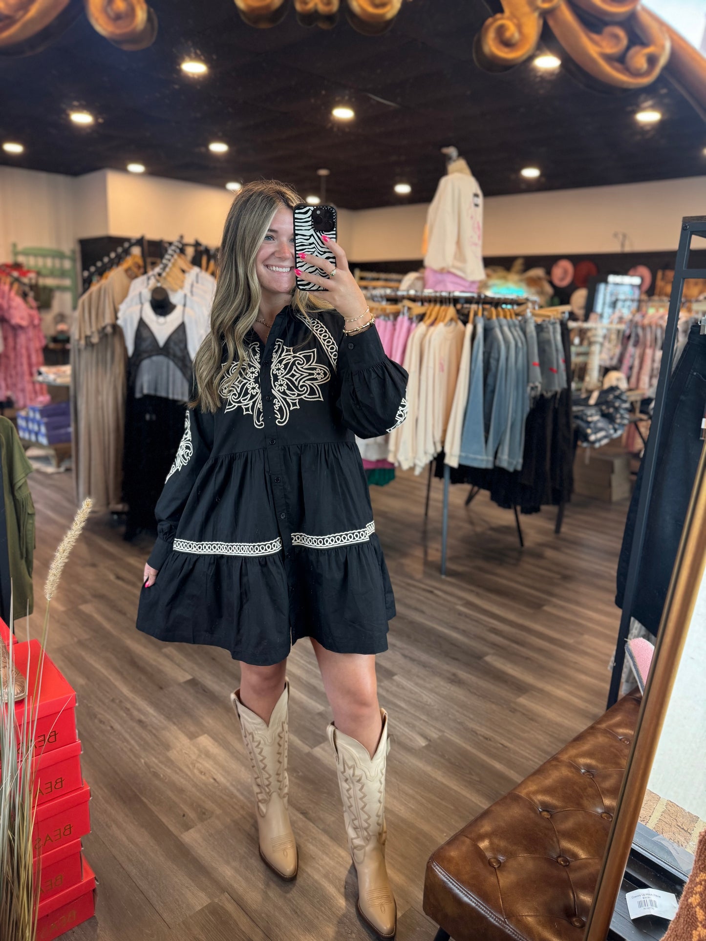 Nashville Embroidered Dress