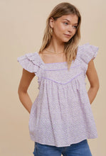 Load image into Gallery viewer, Lavender Blouse Top
