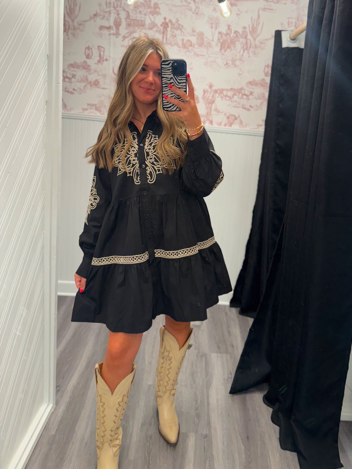 Nashville Embroidered Dress