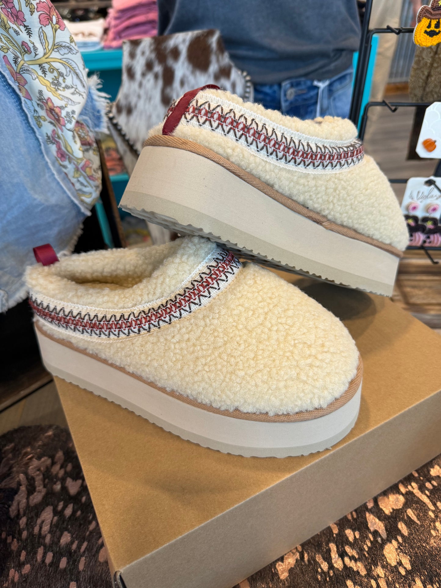 Simply Southern Platform Sherpa Shoes