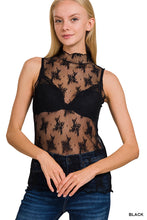 Load image into Gallery viewer, Sleeveless Lace Layering Top
