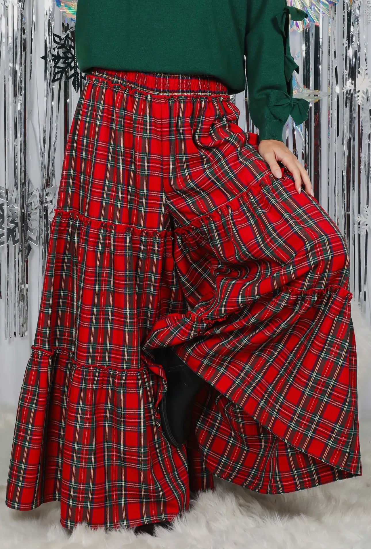 Tartan Plaid Palazzo Pants