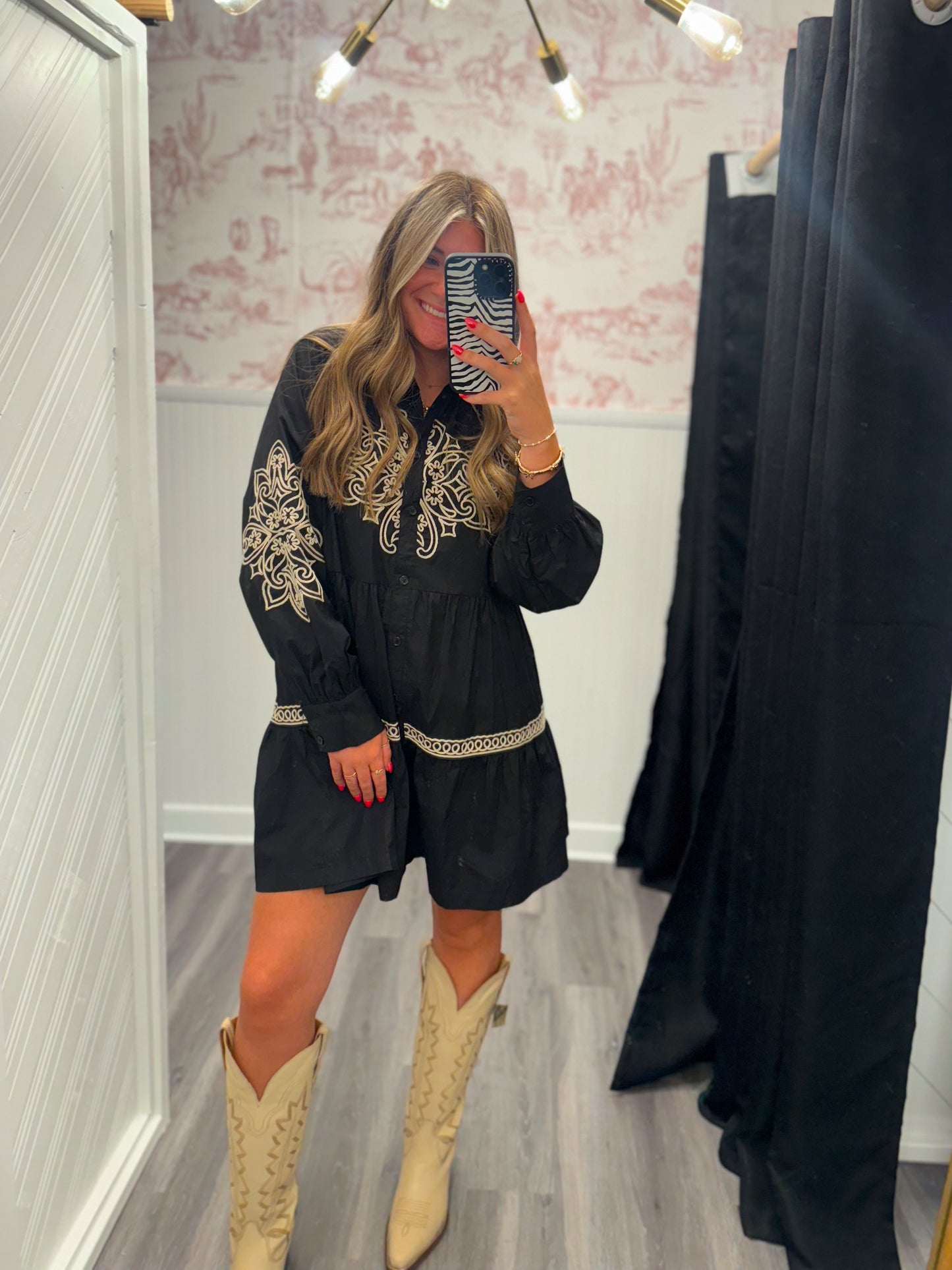 Nashville Embroidered Dress