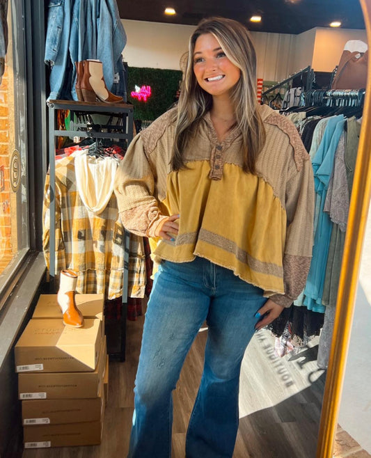 Mustard Mellow Top