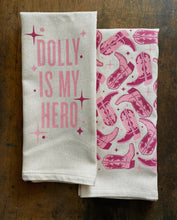 Load image into Gallery viewer, Dolly is My Hero Kitchen Towel
