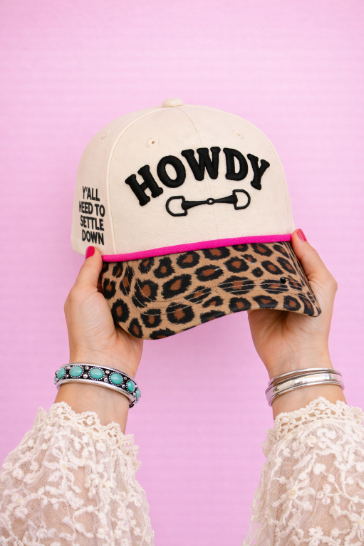 Howdy Leopard Trucker Hat