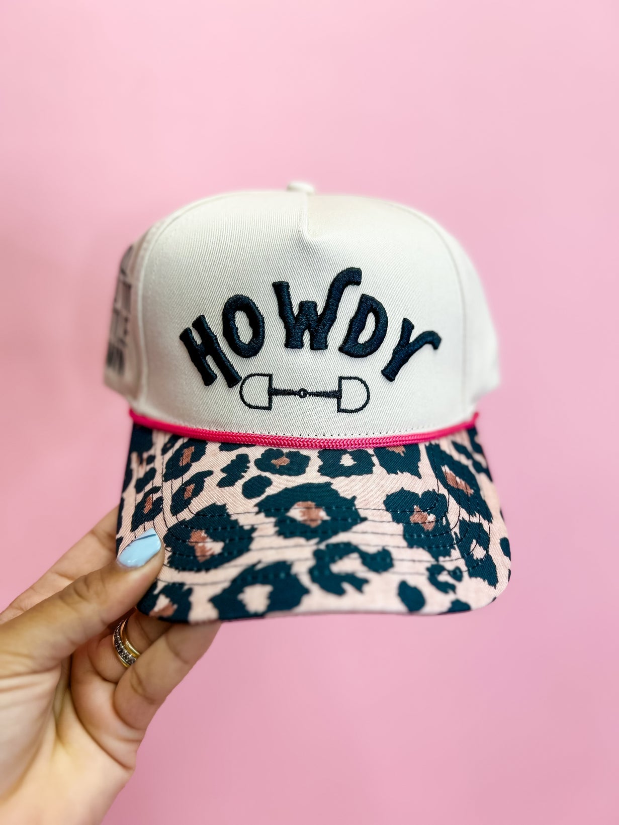 Howdy Leopard Trucker Hat