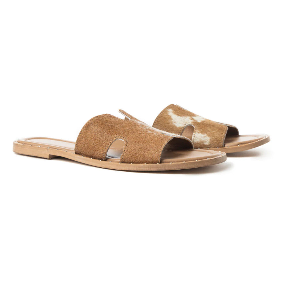 Darleena Cowhide Sandals