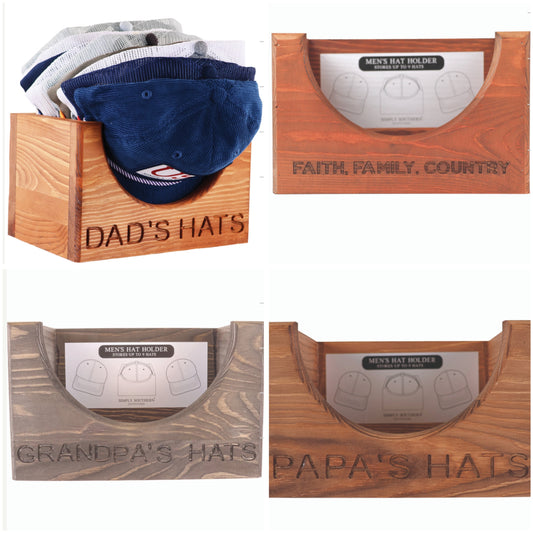 Men’s Hat Box Holders