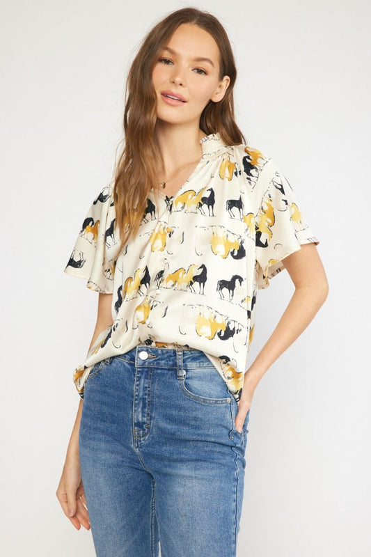 Wild Horses Top